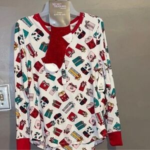 NEW Women’s 3 Piece Christmas Pajama Set Size Medium